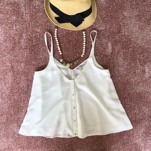 Zara white top XS